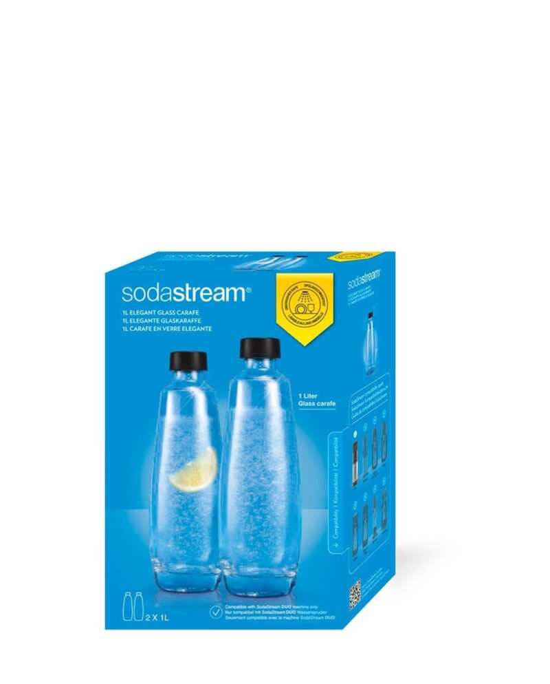 Steklena vrča (steklenici) za aparat DUO SodaStream (2 x 1 l) - Image 2