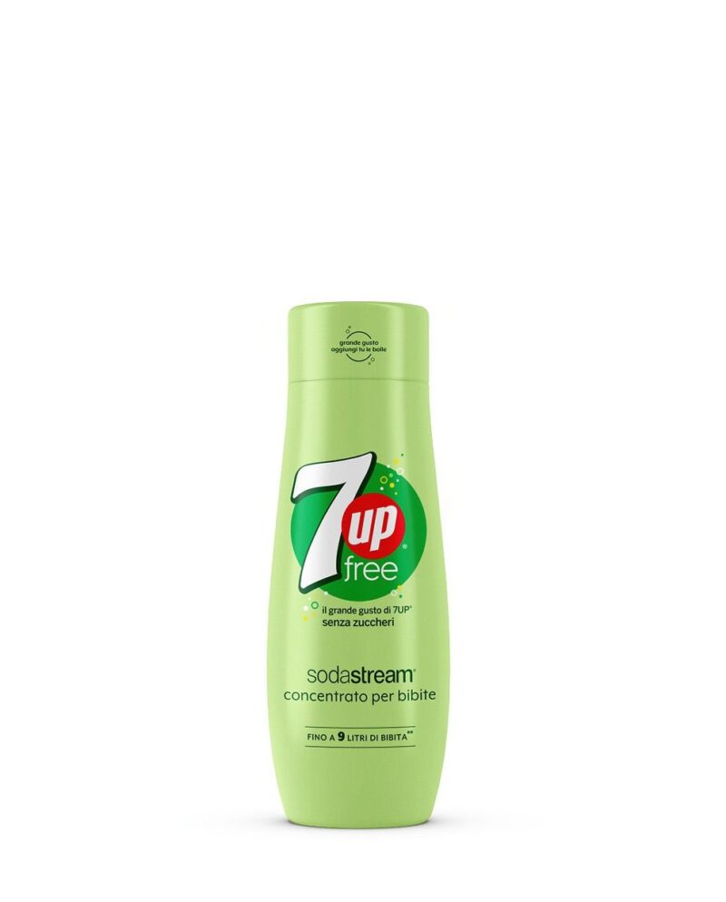 7UP FREE, koncentrat za pripravo osvežilnih gaziranih pijač, 440 ml, SodaStream