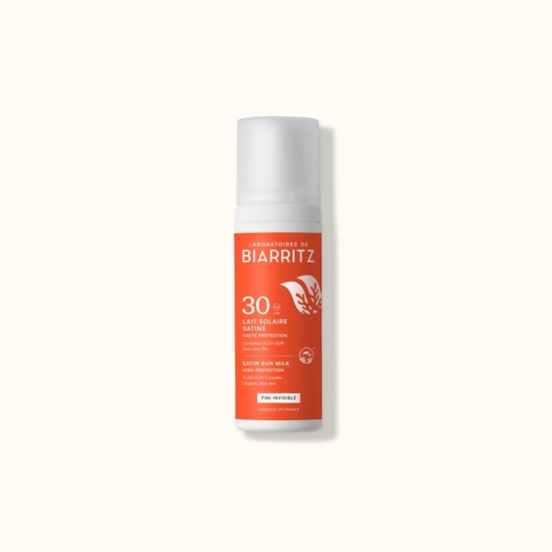 SATIN mleko za sončenje SPF30, 100 ml, BIARRITZ