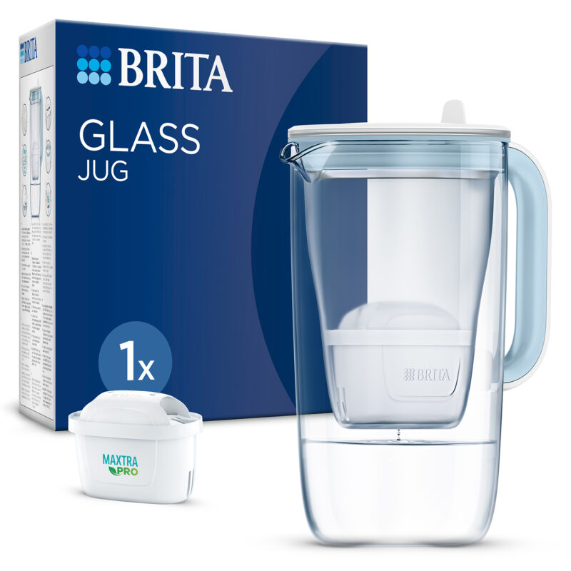 BRITA GLASS One, stekleni vrč za filtriranje vode 2,5 L