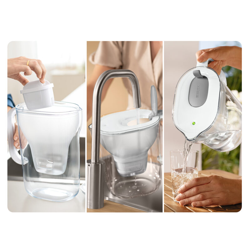 BRITA STYLE siva, vrč za filtriranje vode 2,4 L - Image 3